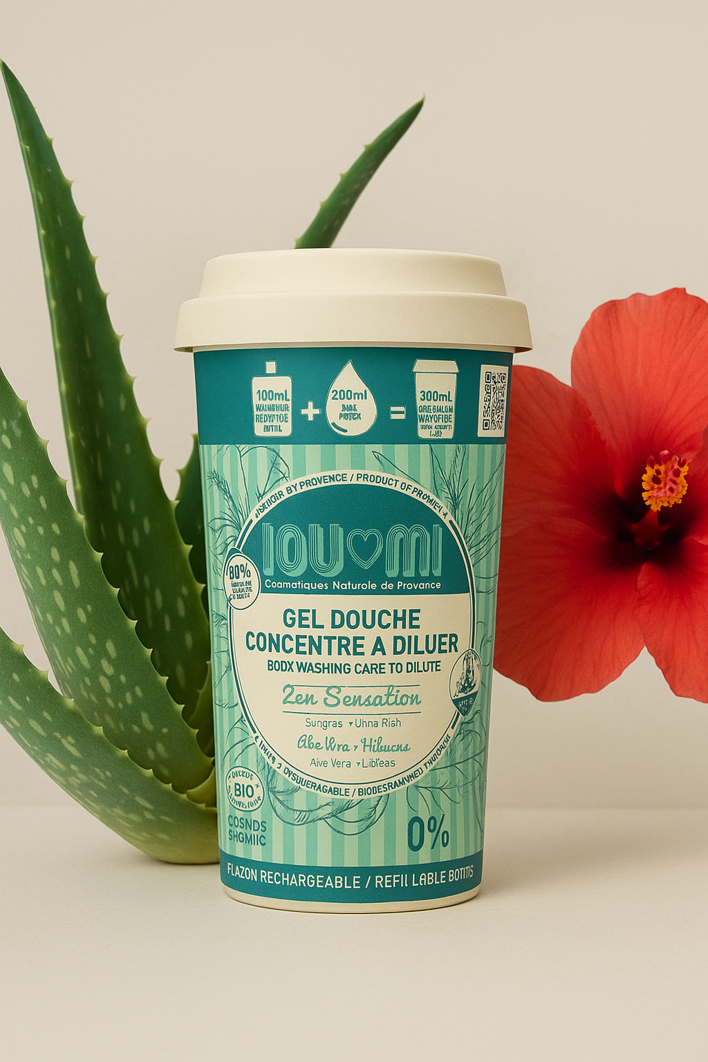 Gel douche cup Hibiscus