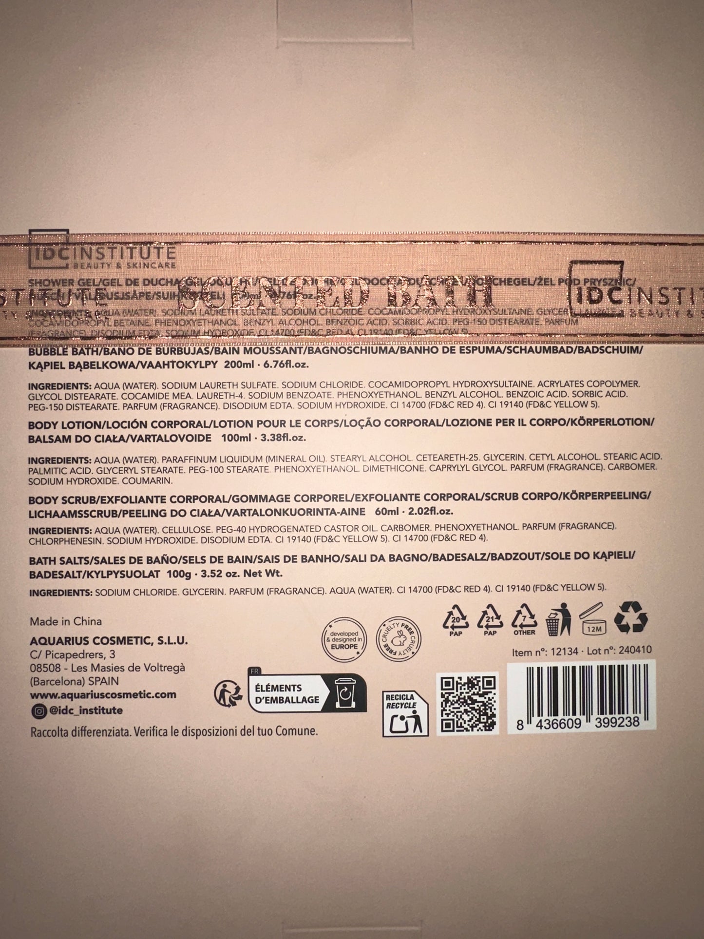 Coffret Vanille coco